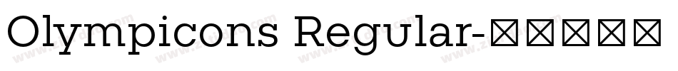 Olympicons Regular字体转换
